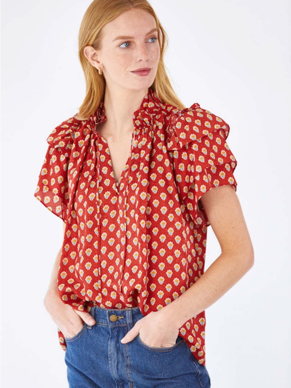Hunter Bell Millie top Autumn bloom med